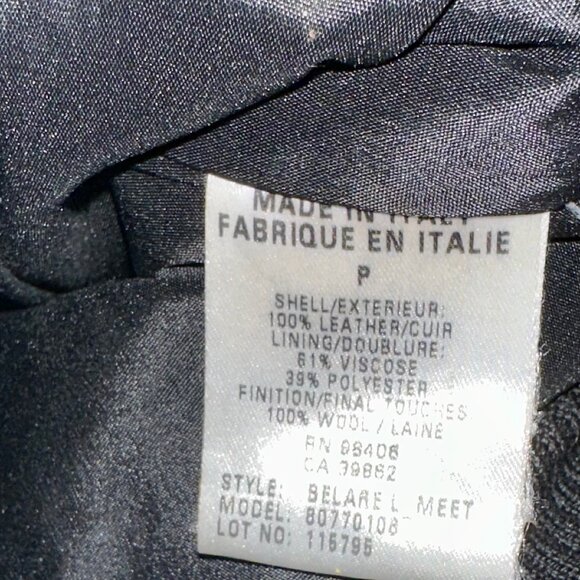 Theory Black Belair Leather Bomber Jacket Size Small - Picture 9 of 9